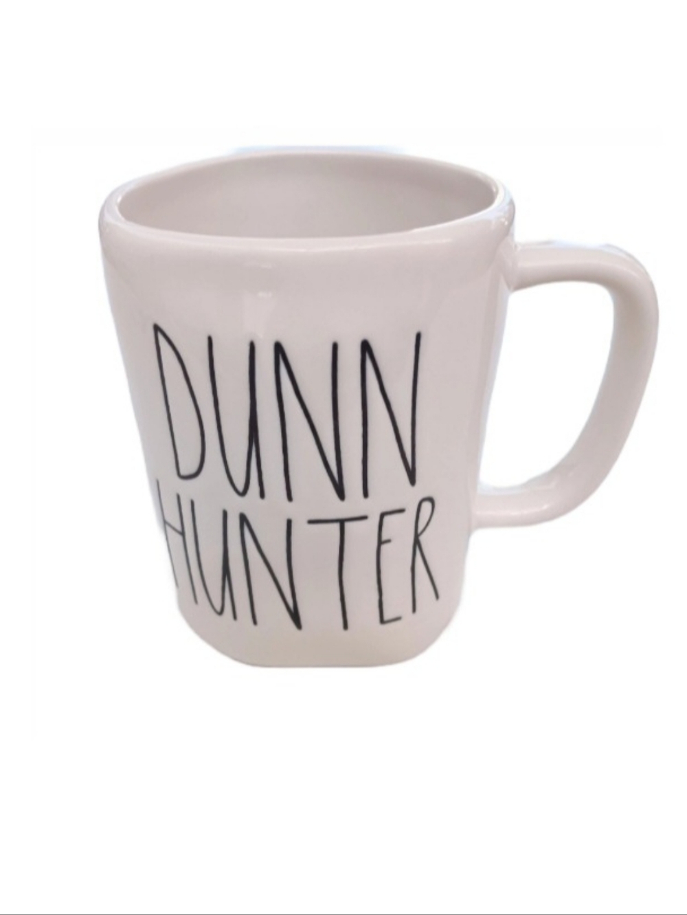 NWOT Rae Dunn Artisan Collection Ceramic White Mug | DUNN HUNTER